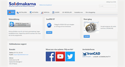 Desktop Screenshot of ironcadsupport.se